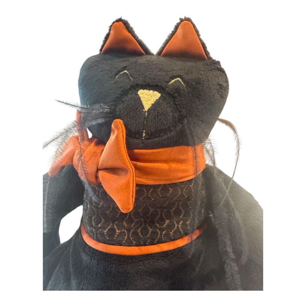 Woof & Poof 2015 Black Halloween Cat Plush Tags Attached‎ - Picture 2 of 16